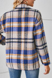 Plaid Wool Button Up Shacket Boutique Wholesale