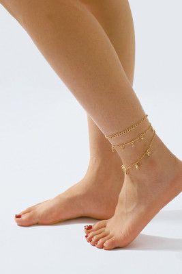 Alloy Ankle Bracelet Set MOQ 5pcs
