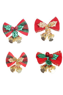 Christmas Home Decor Bowknot Bell 