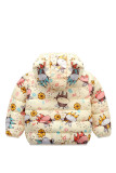 Cartoon Hooded Quilted Kids Coat