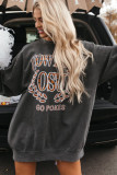 Gray COWBOY OSU Go Pokes Oversized Sweatshirt