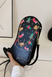 Cute Christmas Boots PU Crossbody Bag MOQ 3pcs