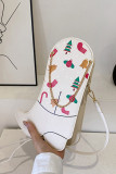 Cute Christmas Boots PU Crossbody Bag MOQ 3pcs