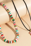 Christmas Pendant Chocker Necklace Set MOQ 5pcs