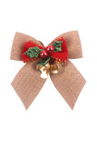 Christmas Ribbon Bow With Bell MOQ5pcs