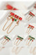 Christmas Gold Chain Brooch