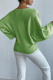 Wide Shoulder Daisy Knit Sweater