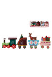 Wooded Christmas Pattern Train Toy MOQ 3pcs