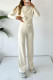 Ribbed Knitting 2PCS Pant Set