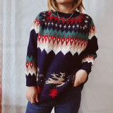 Christmas Tree Pattern Knitting Sweater 