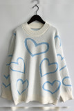 Valentine's Day Heart Knitting Sweater 