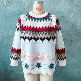Christmas Tree Pattern Knitting Sweater 
