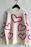 Valentine's Day Heart Knitting Sweater 