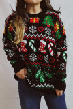 Christmas Pattern Knitting Pullover Sweater 