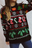 Christmas Pattern Knitting Pullover Sweater 
