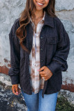 Cable Button Up Pockets Outerwear