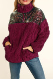 Colorful Glitter Fleece Sweatshirt 