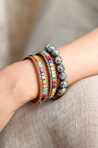 Colorful Stone Beads Bracelet 
