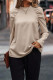Apricot Back Cut Splicing Top 