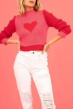 Knitting Heart Valentine Sweater