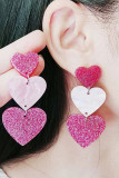 Triple Layer Hearts Earrings MOQ 5pcs