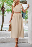 One SHoulder Top and Skirt 2PCS Set 