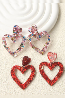 Valentine's Day Heart Shape Earrings  