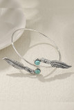 Boho Turquoise Feather Bracelet MOQ 5pcs
