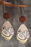Love Wooden Earrings MOQ 5pcs