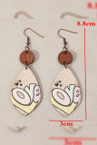 Love Wooden Earrings MOQ 5pcs