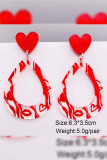 Valentine's Day Heart Earrings 