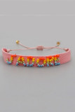 Boho Beads Letter Bracelet MOQ 5pcs