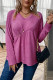 Plus Size Rosy V Neck Top 