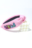 Peace Embroidery Patchwork Head Band MOQ 3pcs