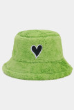 Heart Patchwork Fleece Hat MOQ 3pcs 