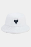 Heart Patchwork Fleece Hat MOQ 3pcs 