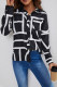 Black Abstract Print Shirt 