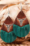 Western Bull Skull Earrings 