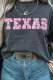 Black TEXAS Graphic Mineral Wash T-shirt