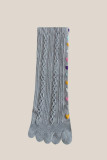Heart Cable Knit Toe Socks MOQ 5pcs