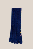 Heart Cable Knit Toe Socks MOQ 5pcs
