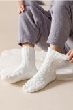 Plain Woolen Knit Socks For Man MOQ 5pcs