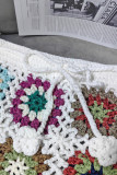Crochet Flower Knit Shorts 