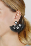 Hairy Beads Earrings MOQ 5pcs