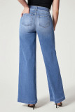 High Waist Distressed Denim Jeans 