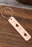 Wooden Valentine Keychain MOQ 5pcs