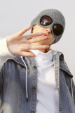 Plain Wool Benie Cap With Sunglasses MOQ 3pcs