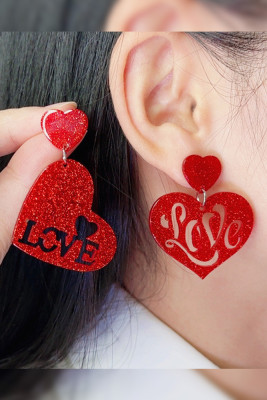 Hollow Out Love Earrings MOQ 5pcs