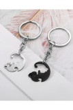 Couple Cat Keychain MOQ 5pcs