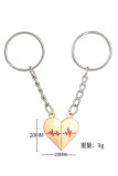 Valentines Day Heart Keychain 